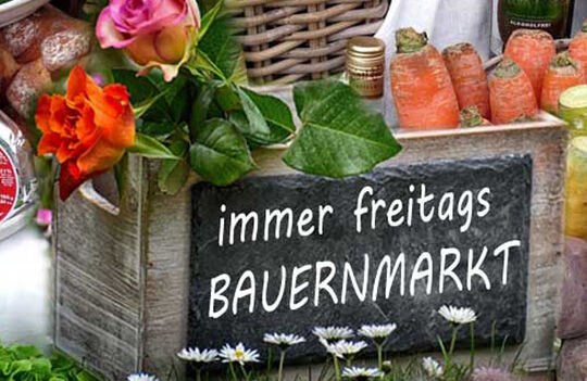 jeden Freitag Bauenmarkt am Parkplatz der Limes-Therme