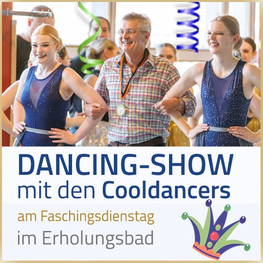 Fasching mit Cooldancers im Erholungsbad