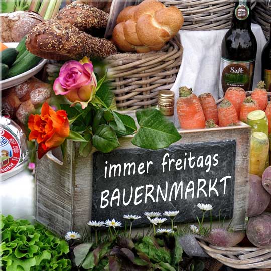 immer freitags 11 bis 16 Uhr Bauernmarkt 