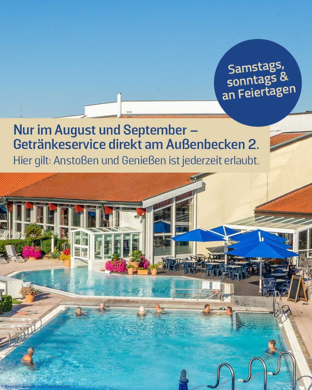 Sommerdrinks im Außenbecken 2