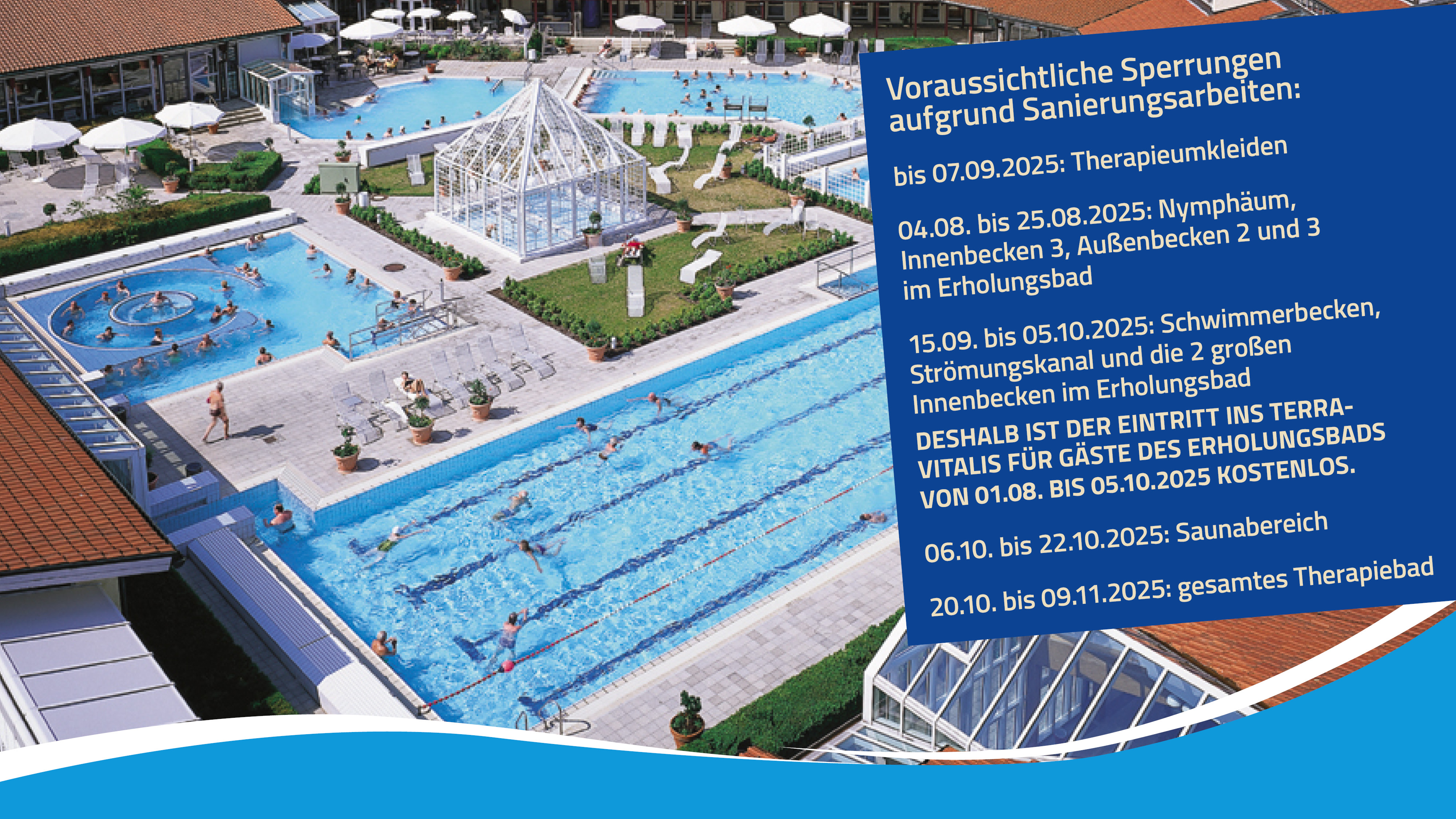Hinweis auf Modernisierungsmaßnahmen